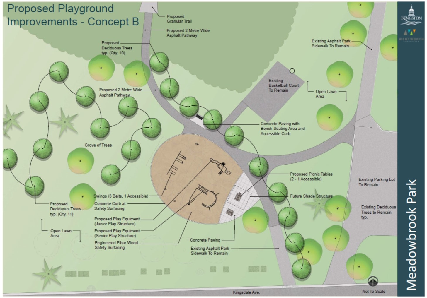 Concept drawing of the new Meadowbrook Park